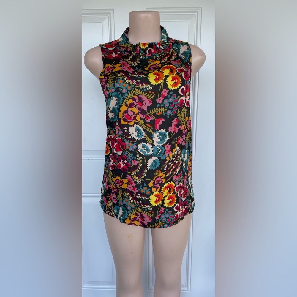 LOFT Multicolor Floral Blouse
